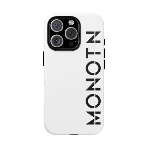 DUO White + Black iPhone Case