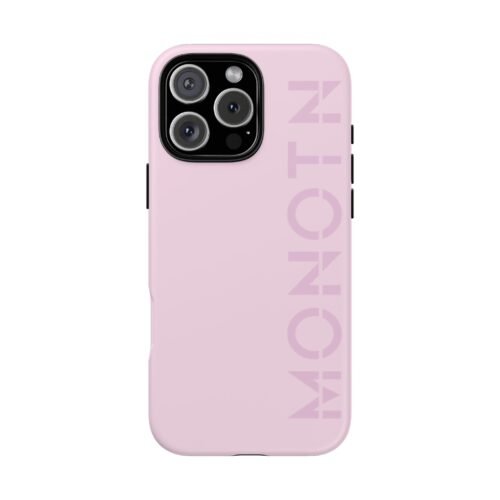MONO Pink iPhone Case