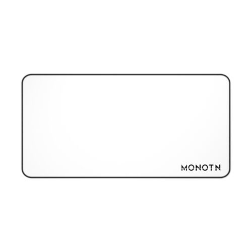 DUO White + Black Desk Mat