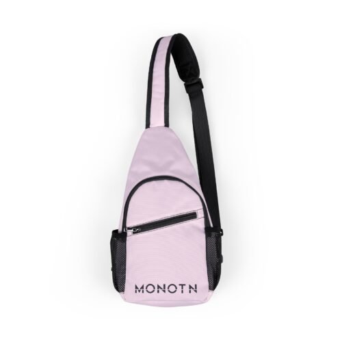 DUO Pink + Black Chest Bag