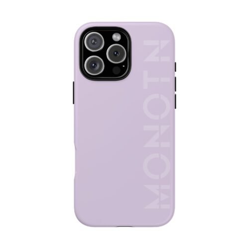 MONO Soft Purple iPhone Case