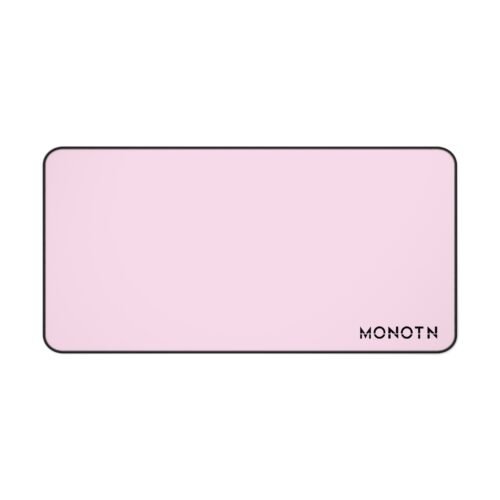 DUO Pink + Black Desk Mat