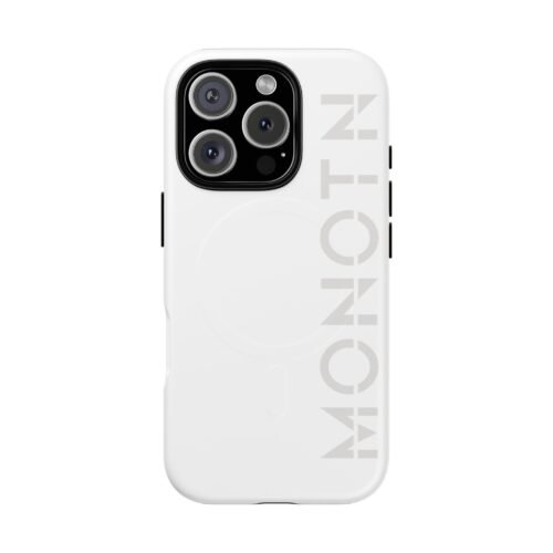 MONO White Magnetic iPhone Case