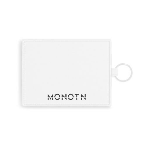 DUO White + Black Leather Card Holder