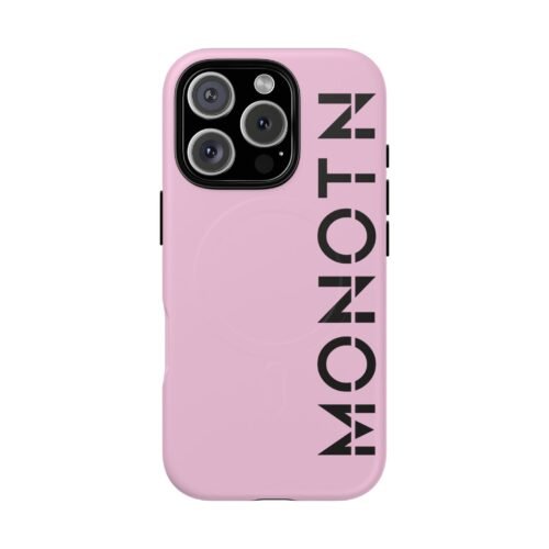 DUO Pink + Black Magnetic iPhone Case