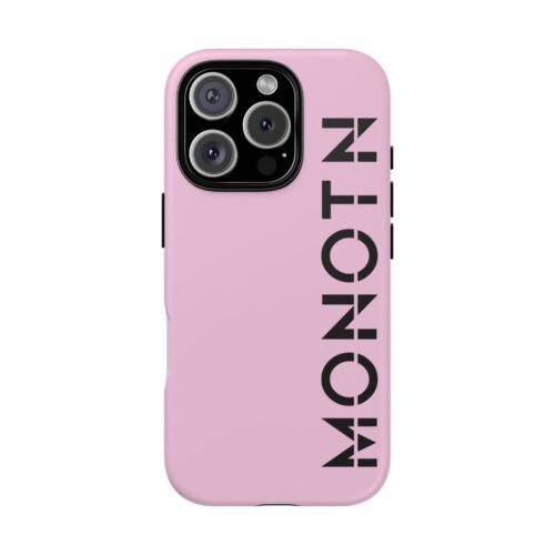DUO Pink + Black iPhone Case
